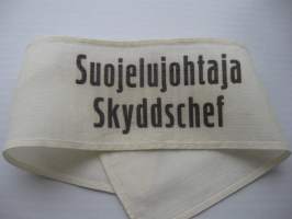 Käsivarsinauha - Suojelujohtaja - Skyddchef