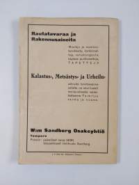 Suomen kuoroliiton yleiset laulu- ja soittojuhlat Tampereella 30.6.-1.7.1934 : yleisohjelma