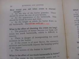 Questions and Answers on Buttermaking