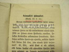 Taiwaalliset hääwaatteet - Tutkinto Matth. 22:; 2-14 ww. johdosta, Helsinki 1891
