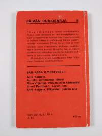 Kultaomenia hopeamaljassa : runoja