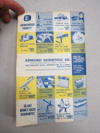 Edmund Scientific Co 1974 Astronomy - Science - Opticks - Metric Alternate Energy - Psychology - Hobbies, Catalog 752