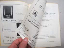 Kodinsisustusnäyttely - Heminredningsutställning / Turku VPK - Åbo FBK, 20-28.9.1952 -näyttelyluettelo