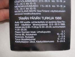 Sea Finland Turku 1986 -näyttelyesite