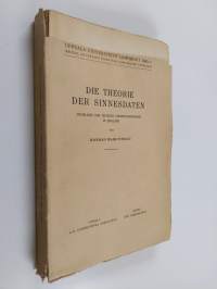 Die Theorie der Sinnesdaten : Problemen der neueren Erkenntnistheorie in England