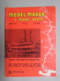 Model Maker &amp; Model boats  1965 june -pienoismallilehti