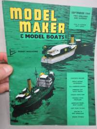 Model Maker &amp; Model Boats  1964 September -pienoismallilehti