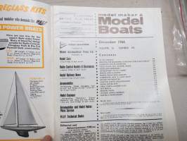 Model Boats 1966 December -pienoismallilehti