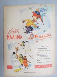 Kotiliesi 1946 nr 2-3, Kansi Martta Wendelin, Miten käy eroperheiden lasten?, Miksi naiset uupuvat?, Teollisuustyöväen asunto-olot, Puku kotikutoisesta, Sukankorjaus