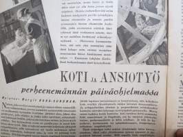 Kotiliesi 1946 nr 5, 1.3.1946, Koti ja ansiotyö, Onnellisten hetkien helminauha, Lasten turvepehkuvuode, Amerikan kveekariapu Lapissa, Mieliruokia, Asko-mainos, ym.