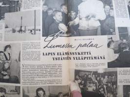 Kotiliesi 1946 nr 5, 1.3.1946, Koti ja ansiotyö, Onnellisten hetkien helminauha, Lasten turvepehkuvuode, Amerikan kveekariapu Lapissa, Mieliruokia, Asko-mainos, ym.