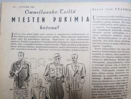 Kotiliesi 1946 nr 5, 1.3.1946, Koti ja ansiotyö, Onnellisten hetkien helminauha, Lasten turvepehkuvuode, Amerikan kveekariapu Lapissa, Mieliruokia, Asko-mainos, ym.