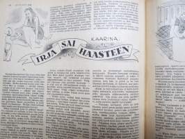 Kotiliesi 1946 nr 5, 1.3.1946, Koti ja ansiotyö, Onnellisten hetkien helminauha, Lasten turvepehkuvuode, Amerikan kveekariapu Lapissa, Mieliruokia, Asko-mainos, ym.