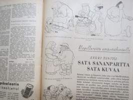 Kotiliesi 1946 nr 5, 1.3.1946, Koti ja ansiotyö, Onnellisten hetkien helminauha, Lasten turvepehkuvuode, Amerikan kveekariapu Lapissa, Mieliruokia, Asko-mainos, ym.