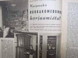 Kotiliesi 1946 nr 7, 1.4.1946, Kansikuva Martta Wendelin, Isättömien asema, Kaupunkilaismaisterista maalaisminiäksi, Nisulan Tilta - Mathilda Kalaranta Luhanka elämä