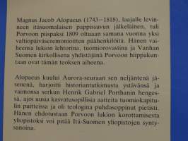 Porvoon piispa Magnus Jacob Alopaeus 1743-1818