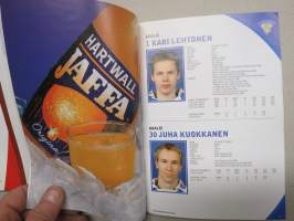 Team Finland 2002 IIHF U20 World Championships / Media Guide -Suomen joukkueen mediakirja (tarkoitettu tiedotusvälineille - ei jaettu tavallisille turisteille