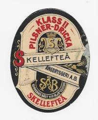 Pilsner-Dricka Klass II - olutetiketti litogr