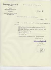 Ristiniemen Oy Hamina 1937 -   firmalomake