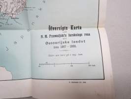 Öfversigts Karta till N.M. Przewaljski´s forsknings resa uti Oussuriska landet åren 1867-1869.