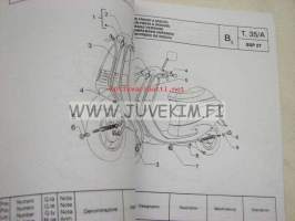 Piaggio Zip (Base) Mod. SSP2T : 1000001 - ....., Zip (Freno a disco) Mod. SSP2T : 3000001 - ..... 1995 -varaosaluettelo