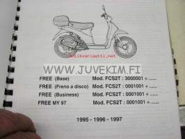 Piaggio Free (Base) Mod. FCS2T : 3000001 - ....., Free (Freno a disco) Mod. FCS2T : 0001001 - ..... , Free (Business) Mod. FCS2T - 0001001 - ..... , F