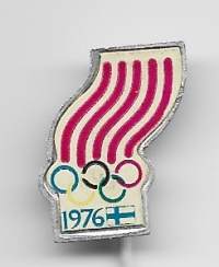 Olympialaiset 1976 - neulamerkki rintamerkki