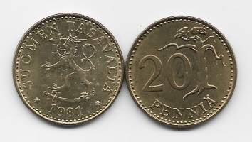 20 penniä  1981