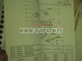 Piaggio SFERA 125 cc Mod. ZAPM 01000 : 0001001 - ..... 1995 -varaosaluettelo