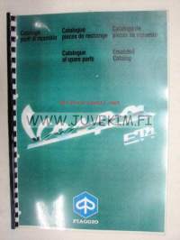 Piaggio / Vespa ET4 -125 Mod. ZAPM 04 : 00001001 - ..... 1996 -varaosaluettelo