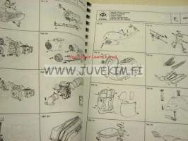 Piaggio / Vespa ET4 -125 Mod. ZAPM 04 : 00001001 - ..... 1996 -varaosaluettelo