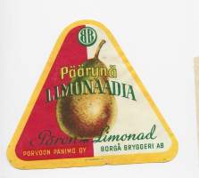 Päärynä  Limonaadia -   juomaetiketti