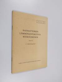 Radiaattorien lämmönantokyvyn määrääminen