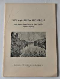 Taidemaalareita Ruovedellä  Louis Sparre, Hugo Simberg, Ellen Thesleff, Gabriel Engberg