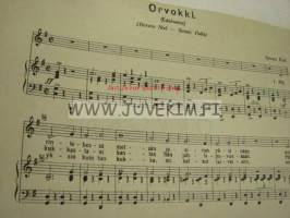 Orvokki (Edelweiss) -nuotit