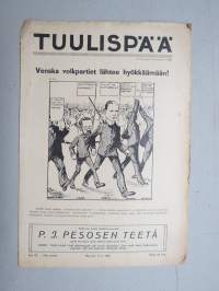 Tuulispää 1916 nr 47 -pilapiirros- ja huumorilehti