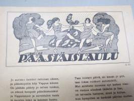 Tuulispää 1916 nr 16-17. Pääsiäisnumero -pilapiirros- ja huumorilehti