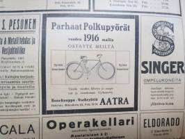 Tuulispää 1916 nr 16-17. Pääsiäisnumero -pilapiirros- ja huumorilehti