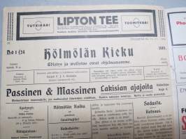 Tuulispää 1916 nr 16-17. Pääsiäisnumero -pilapiirros- ja huumorilehti