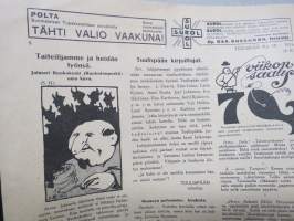 Tuulispää 1916 nr 18 Vappunumero -pilapiirros- ja huumorilehti