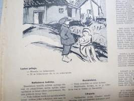 Tuulispää 1916 nr 29 -pilapiirros- ja huumorilehti