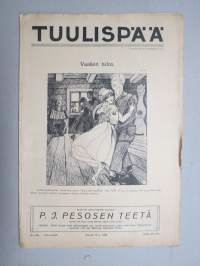 Tuulispää 1916 nr 28 -pilapiirros- ja huumorilehti