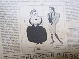 Tuulispää 1916 nr 12 -pilapiirros- ja huumorilehti