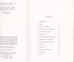 Opera Before Mozart, 1972. 2.p. Oopperan upea historia vuodesta 1597 lähtien. Monipuolinen opastus Italian ja Ranskan varhaisoopperamaailmaan.