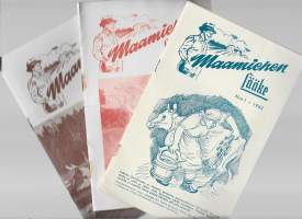 Maamiehen lääke 1962 nr 1,4 ja 5 yht 3 lehteä