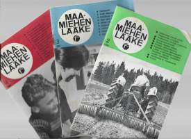 Maamiehen lääke 1964 nr 2,3 ja 4 yht 3 lehteä