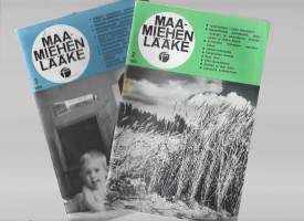 Maamiehen lääke 1965 nr 2 ja 3 yht 2 lehteä