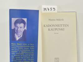 Kadonneitten kaupunki : Runoja