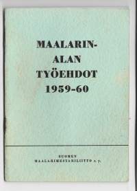 Maalarialan työehdot 1959-60