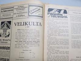 Velikulta 1917 nr 3 -satiiri-, pilalehti, pilapiirroksia, huumoria